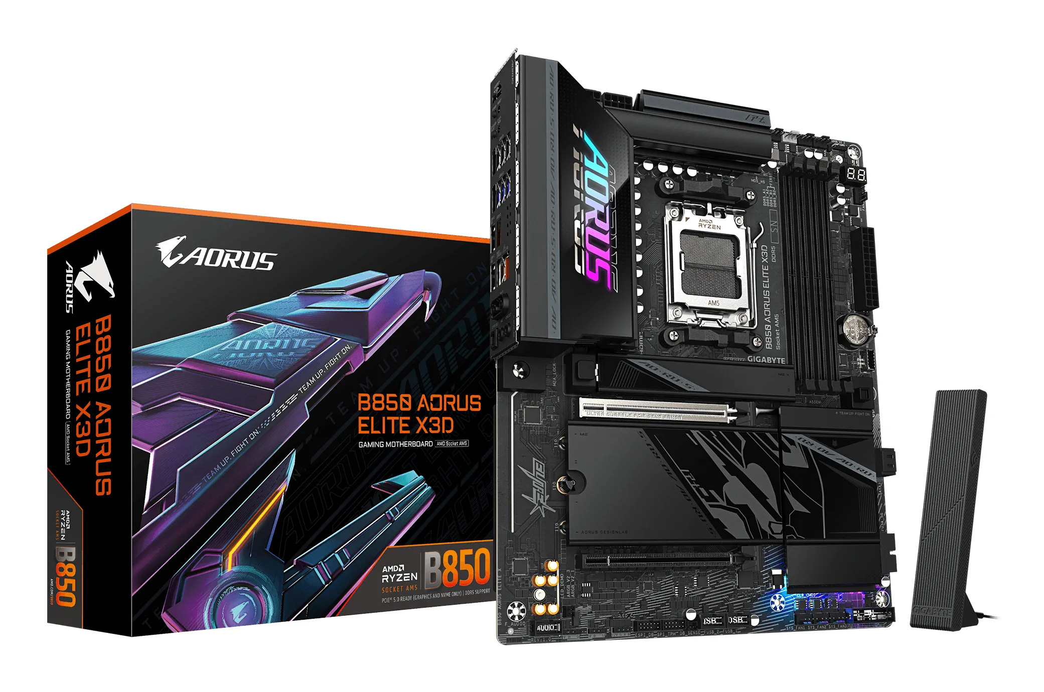 Gigabyte AORUS B850 ELITE X3D WiFi 7 AM5 ATX -emolevy