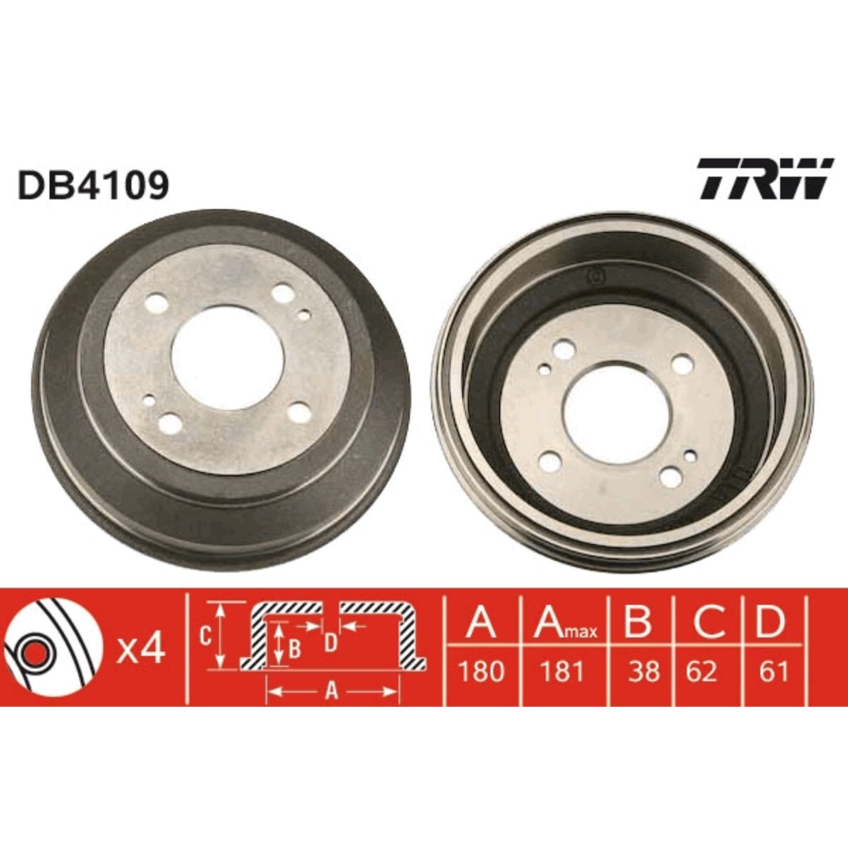 Jarrurumpu TRW DB4109
