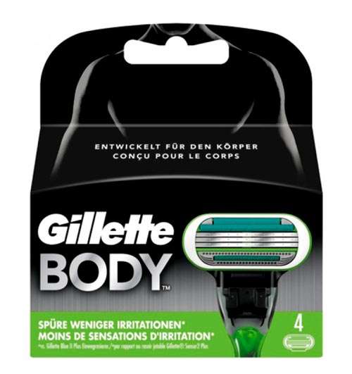 Gillette Body - 4 pakkausta