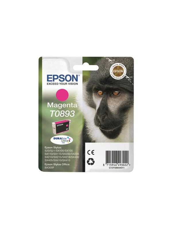 Epson Epson T0893 Mustepatruuna Magenta T0893 Vastaa: N/A