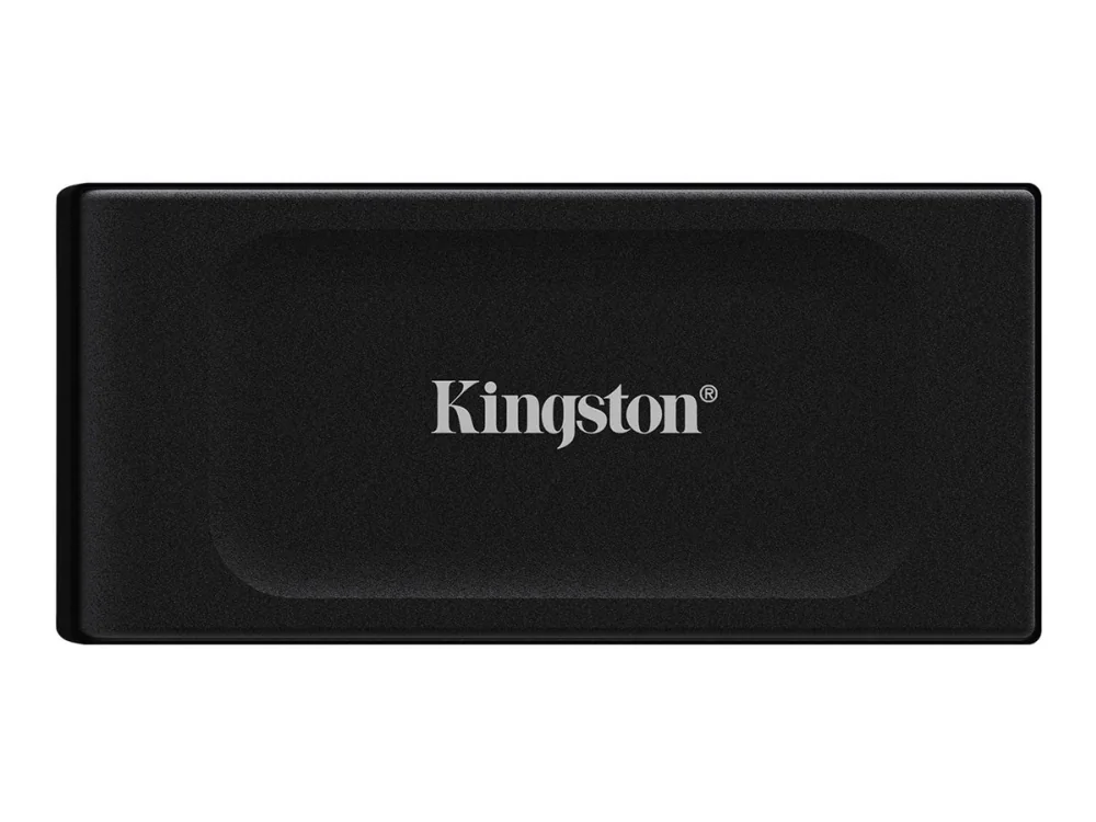 Kingston XS1000 Portable SSD - 1TB - Ulkoinen SSD - Musta - USB 3.2 Gen 2