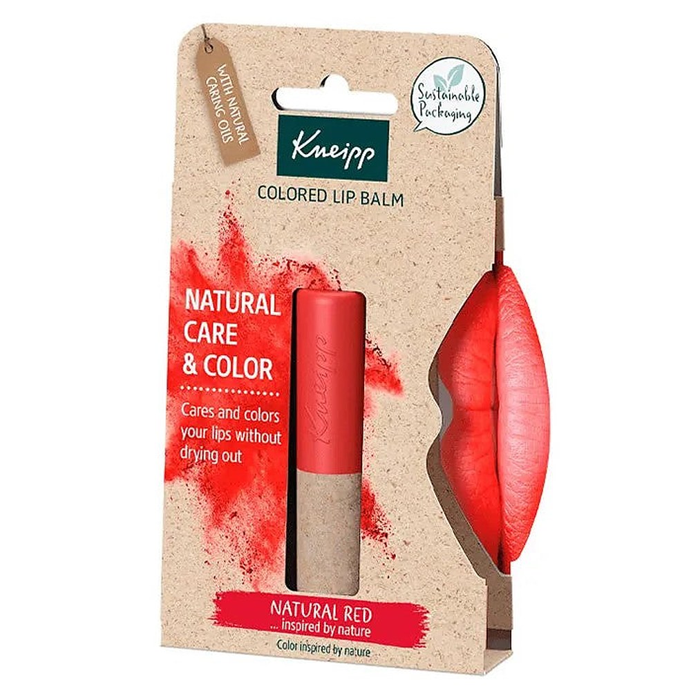 Natural Red sävytetty huulirasva (Tinted Lip Balm) 3,5 g