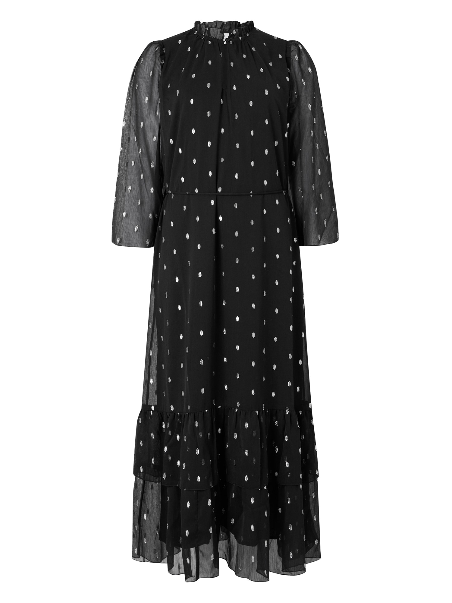 Y.A.S Mena 3/4 Long Dress, musta