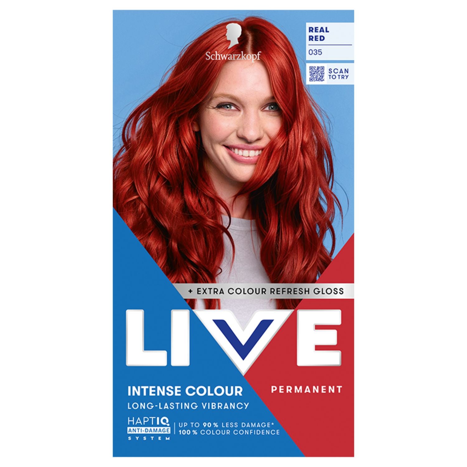 Schwarzkopf Live Intense Color 35 Real Red - 1 pcs