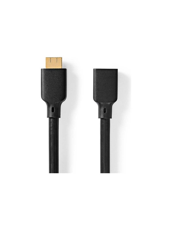 Nedis Ultra High Speed HDMI TM -kaapeli | HDMITM liitin | HDMITM Ulostulo | 8K@60Hz | 48 Gbps | 2.00 m | Pyöreä | 7.9 mm | Musta | Laatikko