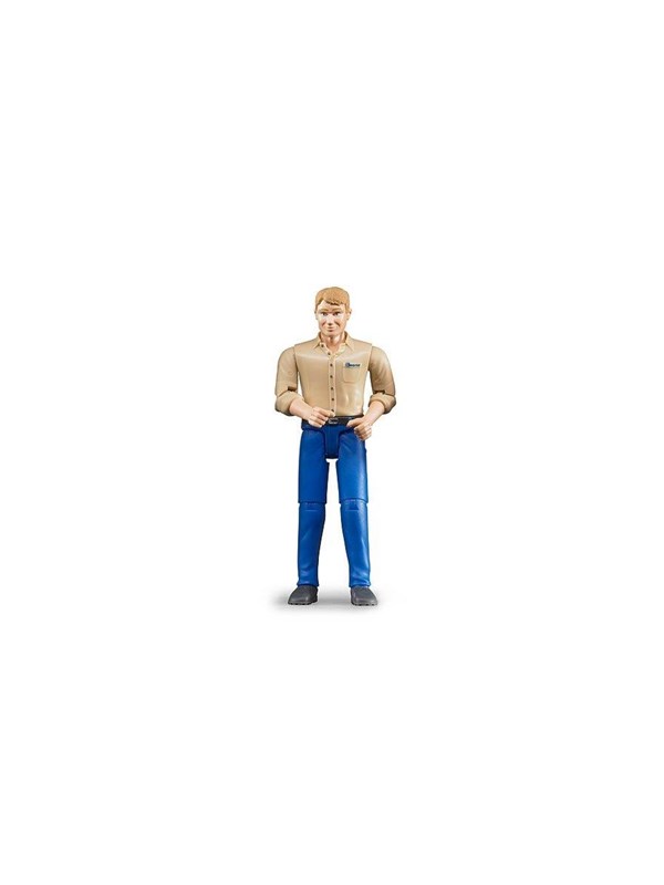 Bruder Man light skin Sininen jeans