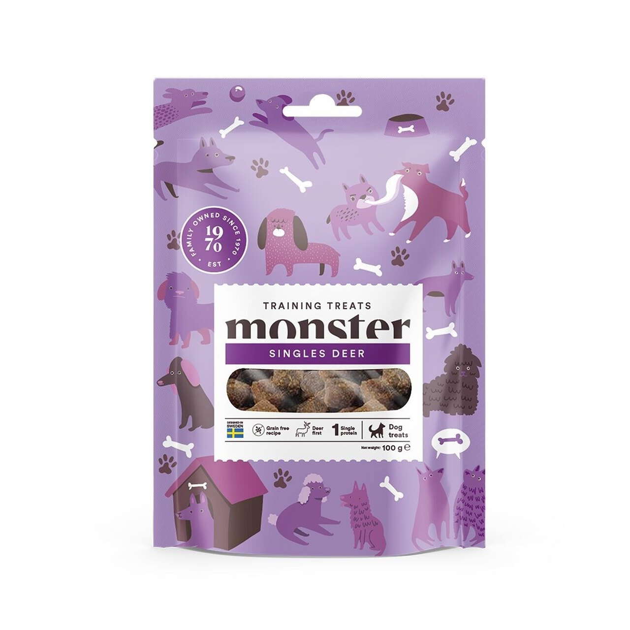 Monster Dog Training Treats Deer 100 g