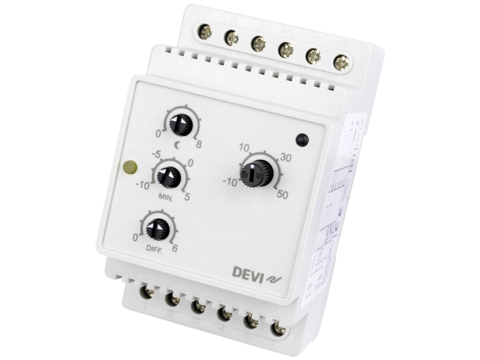 Danfoss Termostaatti Devireg 316 sisältäen 3 metrin anturikaapelin.