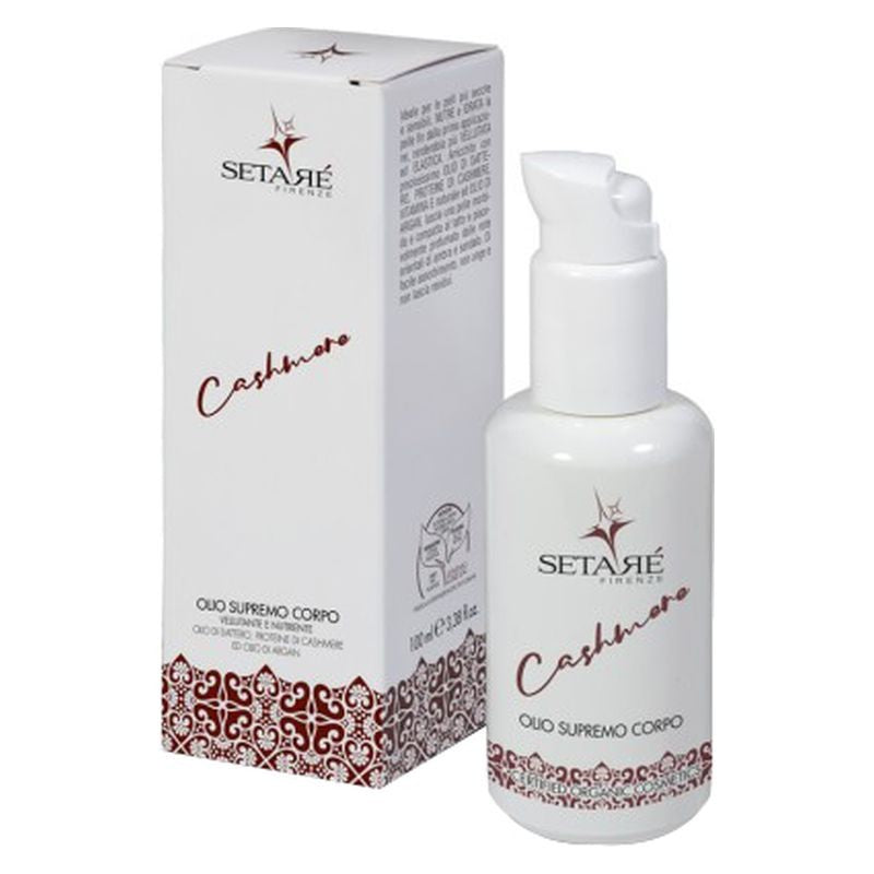 Setarè Cashmere Supreme Body Oil sametoiva ja ravitseva 100 ml