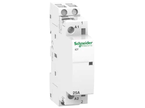 Schneider Electric Acti9 ict kontaktori 25A 1NO 230V, halkaisija 18 mm