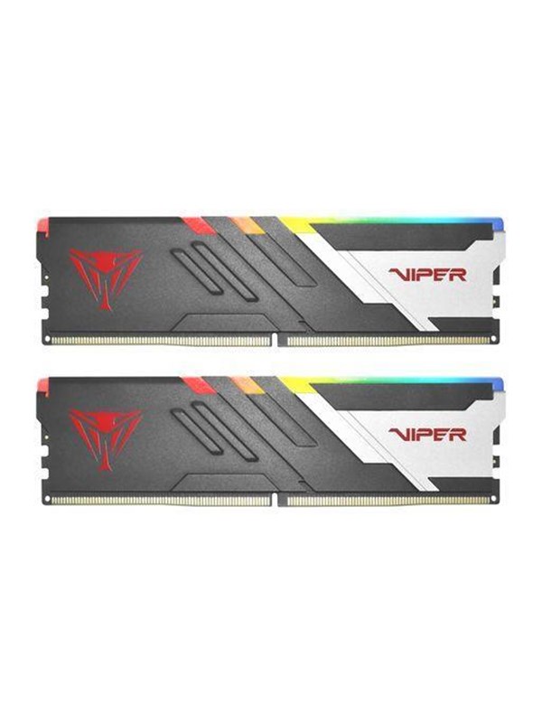 Patriot Viper Venom RGB DDR5-6000 - 32GB - CL36 - Dual Channel (2 pcs) - AMD EXPO & Intel XMP - Musta RGB