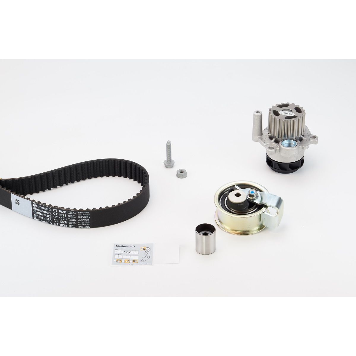 Vesipumppu + jakohihnasarja CONTITECH CT1028WP8