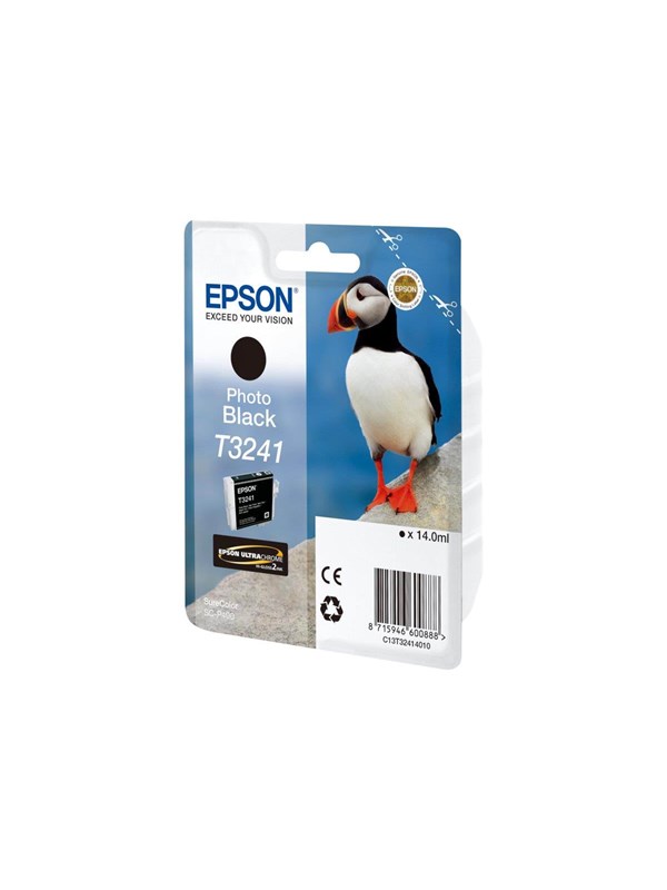 Epson T3241 C13T32414010-mustekasetti, 14 ml, valokuvamusta