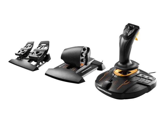Thrustmaster T.16000M FCS Flight Pack, Lentosimulaattori, PC, Analoginen/Digitaalinen, Langallinen, USB, Musta