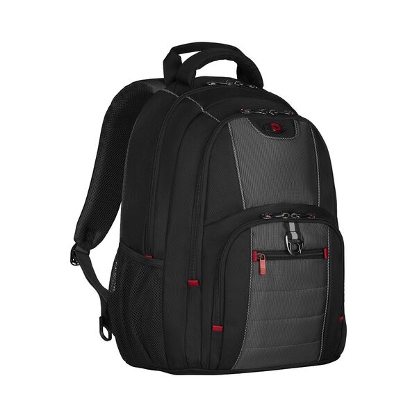 Wenger Pillar Reppu sopiva Laptop 16" | Musta