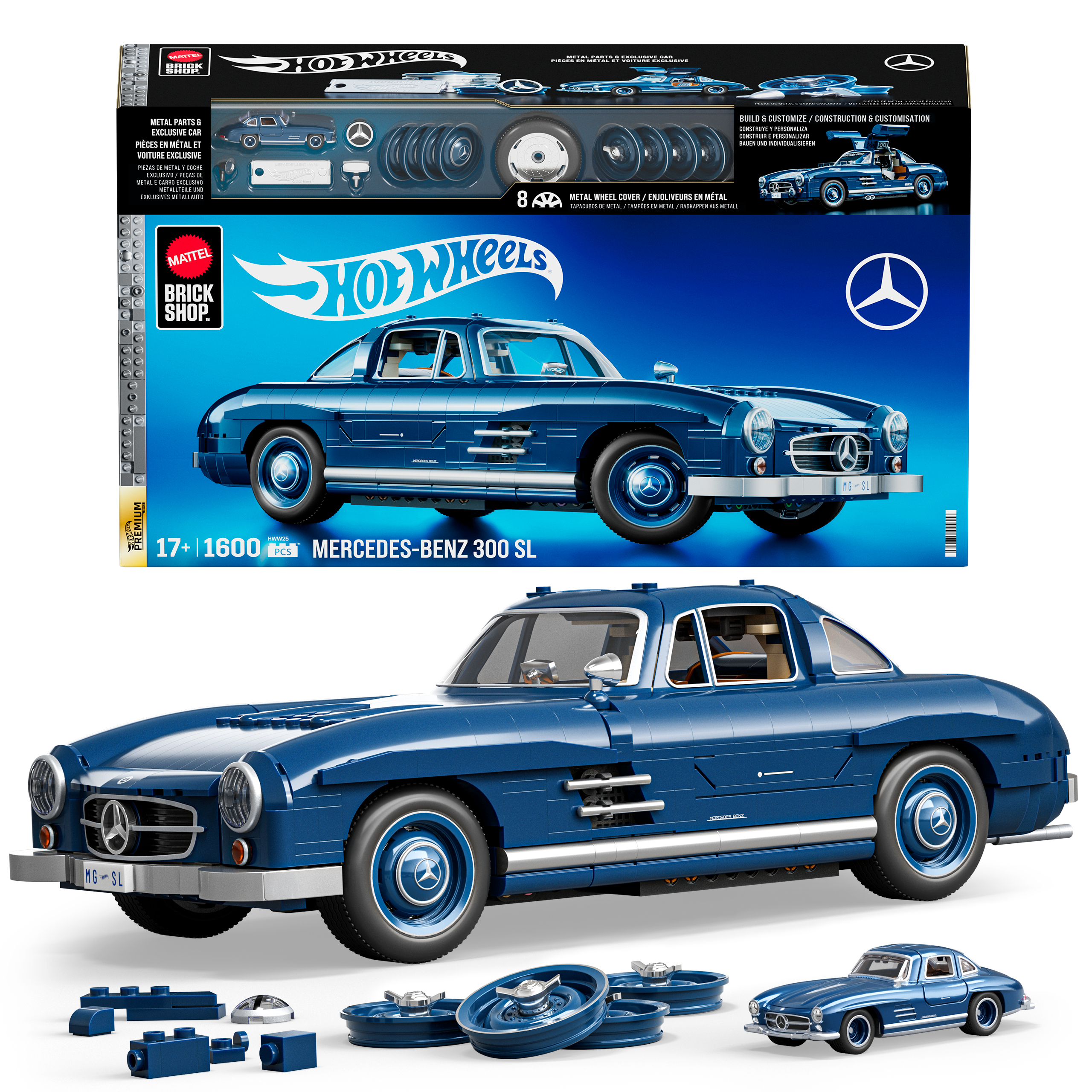 Hot Wheels Brick Shop Premium Series Mercedes-Benz SL