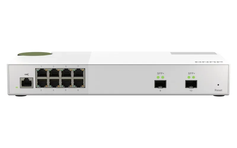 Qnap Qsw-m2108-2s Verkkokytkin Hallittu L2 2.5g Ethernet (100/1000/2500) Harmaa