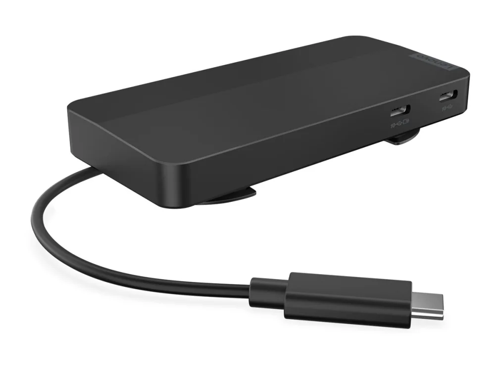 Lenovo USB-C Dual Display Travel Dock - Dual 4K 60 Hz - 100W PD