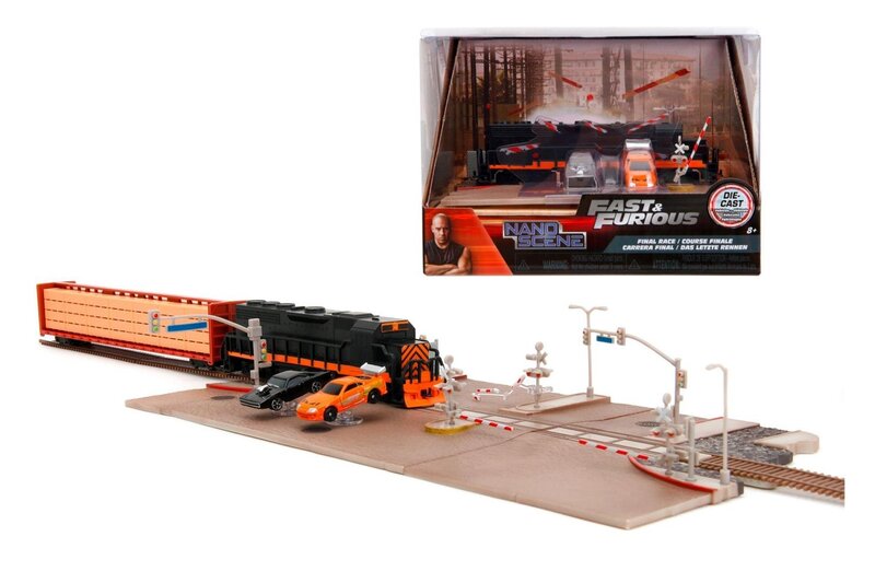 Jada Toys - Fast & Furious Nano Train Scene -dioraama