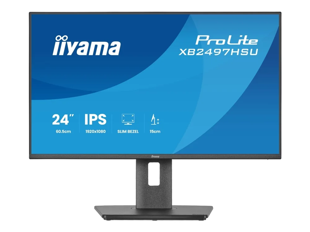 iiyama ProLite XB2497HSU-B1, 60,5 cm (23,8), 1920 x 1080 pikseliä, Full HD, 4 ms, musta