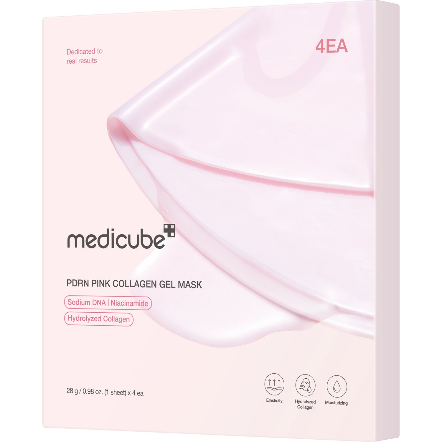 Medicube PDRN Pink Collagen Gel Mask 4 pcs