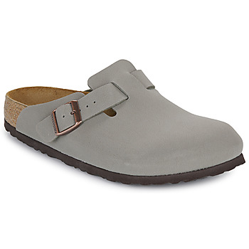 Birkenstock Boston TEX Birko-Flor Nubuk Narrow Stone
