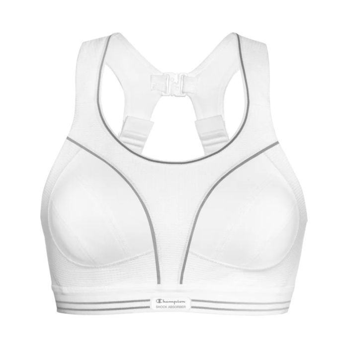 Shock Absorber Ultimate Run Bra 75C - Mukava urheiluliivi erinomaiselle tuelle juoksussa, valkoinen