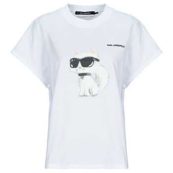 Karl Lagerfeld Paita 'IKON AQUARELLE C' puuteri / musta / valkoinen