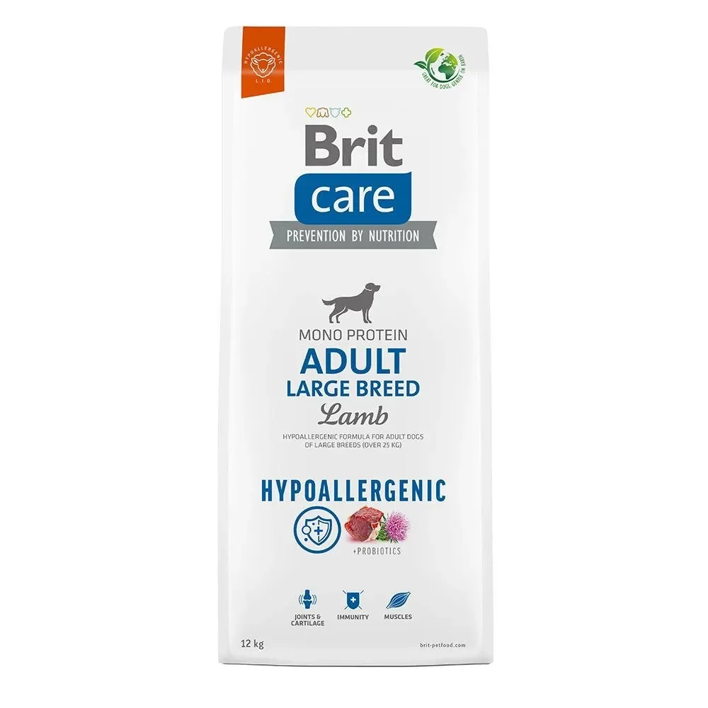 Brit Hypoallergenic Adult Large Breed Lamb - dry dog food - 12 kg