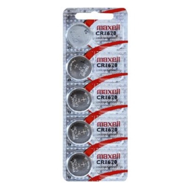 MAXELL Maxell CR1620 5-kpl 18586500 Vastaa: N/A