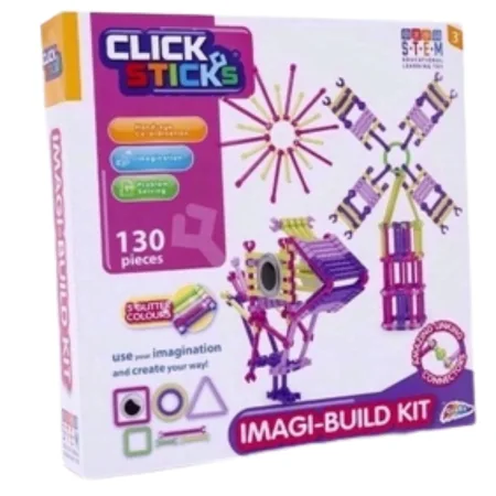 Click Sticks Imagi-Build Construction Kit – 130 kpl