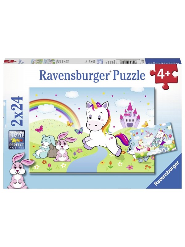 Unicorn Palapelit 2x24 palaa Ravensburger