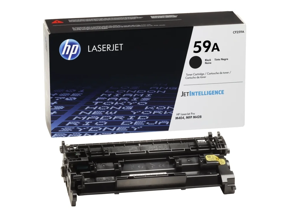 HP 59A alkuperäinen musta LaserJet -värikasetti, 3000 sivua, Musta, 1 kpl