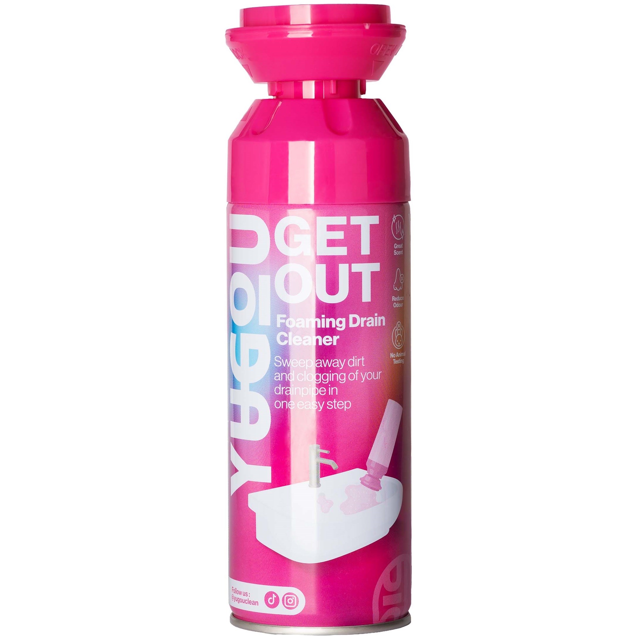 Yugou Get Out Vaahtoava Viemärinpuhdistaja – 450ml