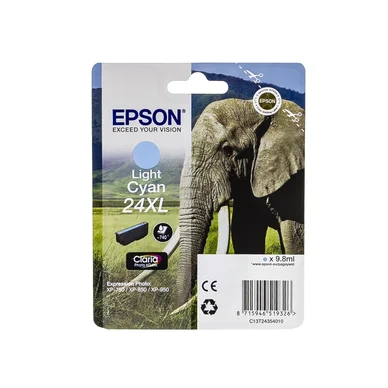 Epson Epson 24XL Mustepatruuna vaalea cyan T2435 Vastaa: N/A