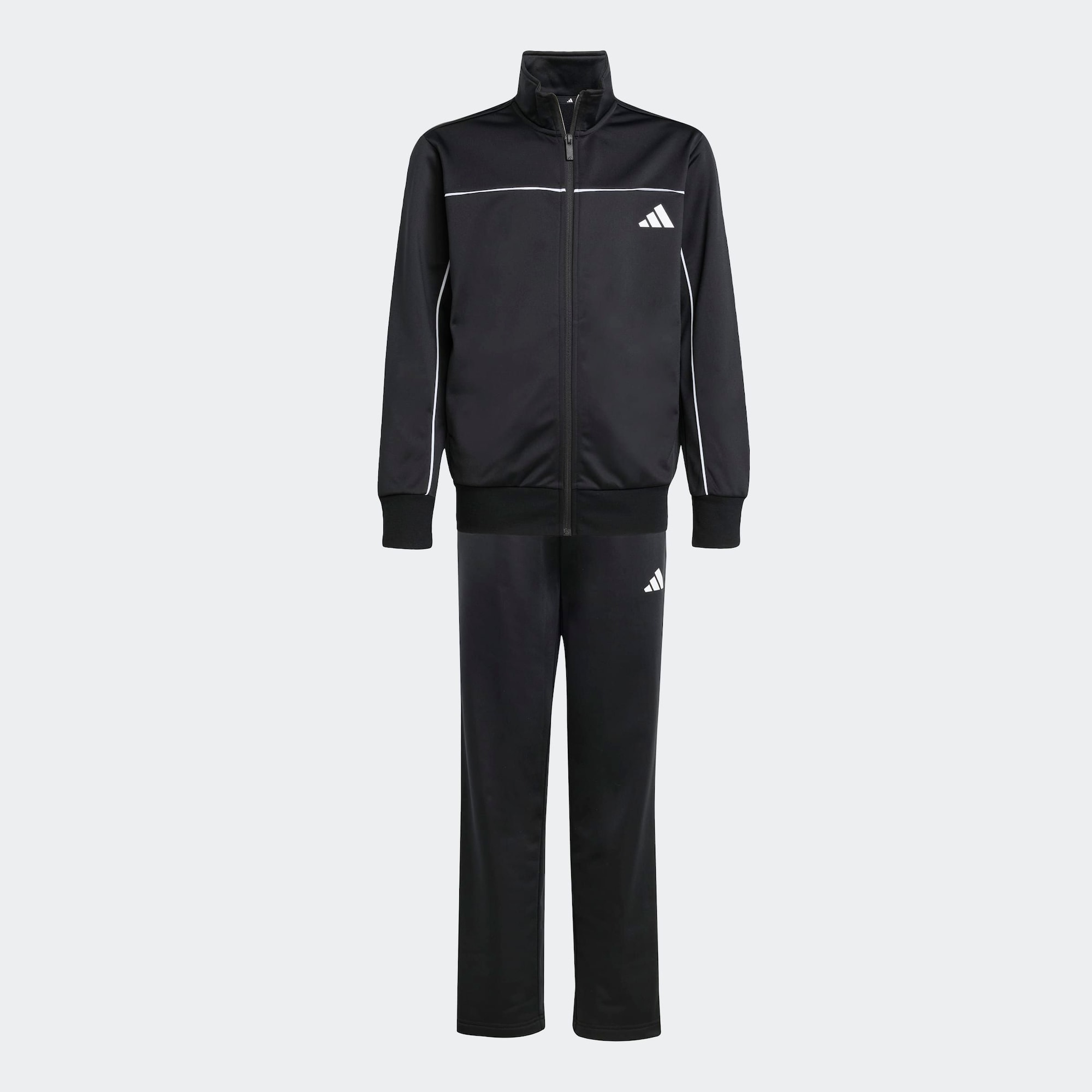 ADIDAS SPORTSWEAR Treenipuku 'Junior Tricot Colourpop' musta / valkoinen