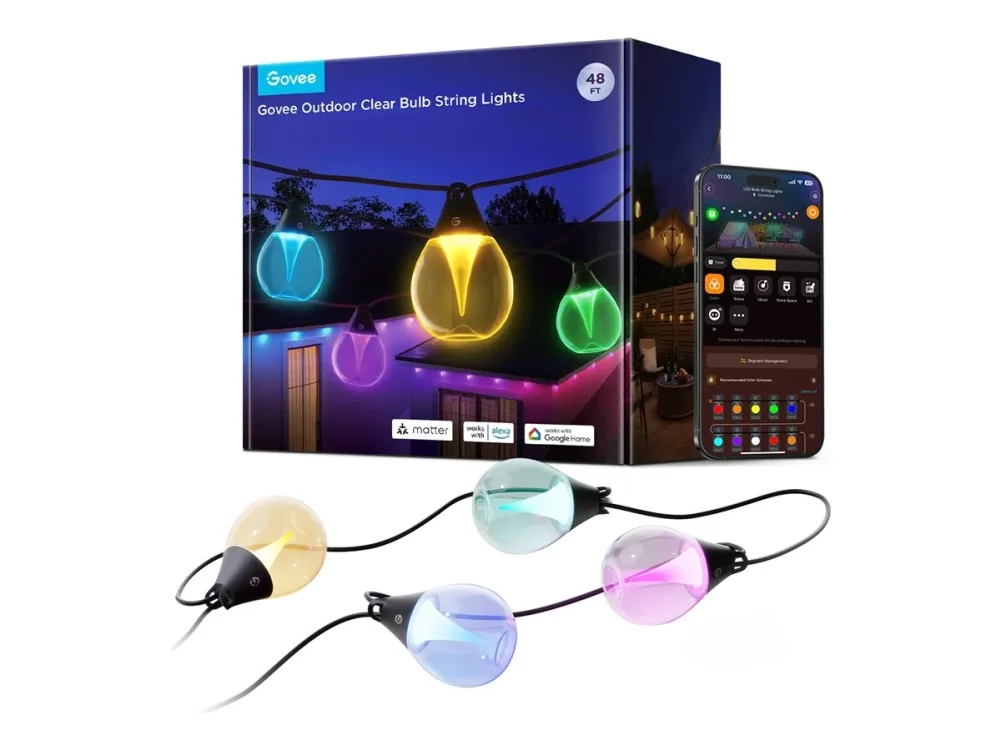Govee RGBICW Outdoor String Lights