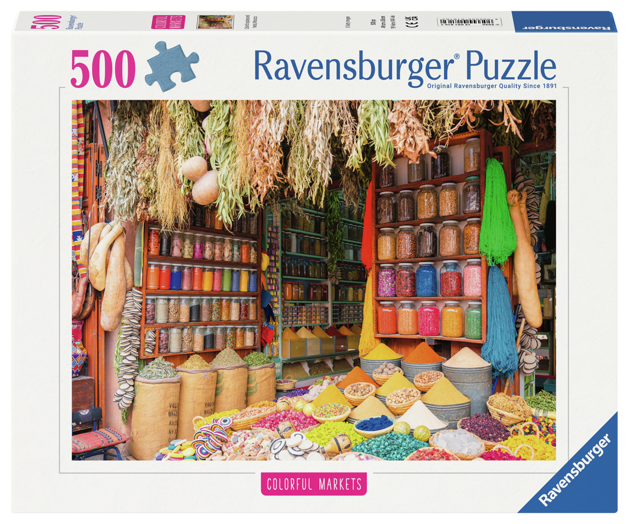Colorful Spices Morocco Palapeli 500 palaa Ravensburger