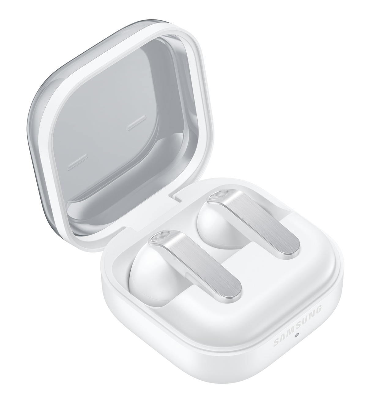 Samsung Galaxy Buds4 -langattomat nappikuulokkeet, valkoinen
