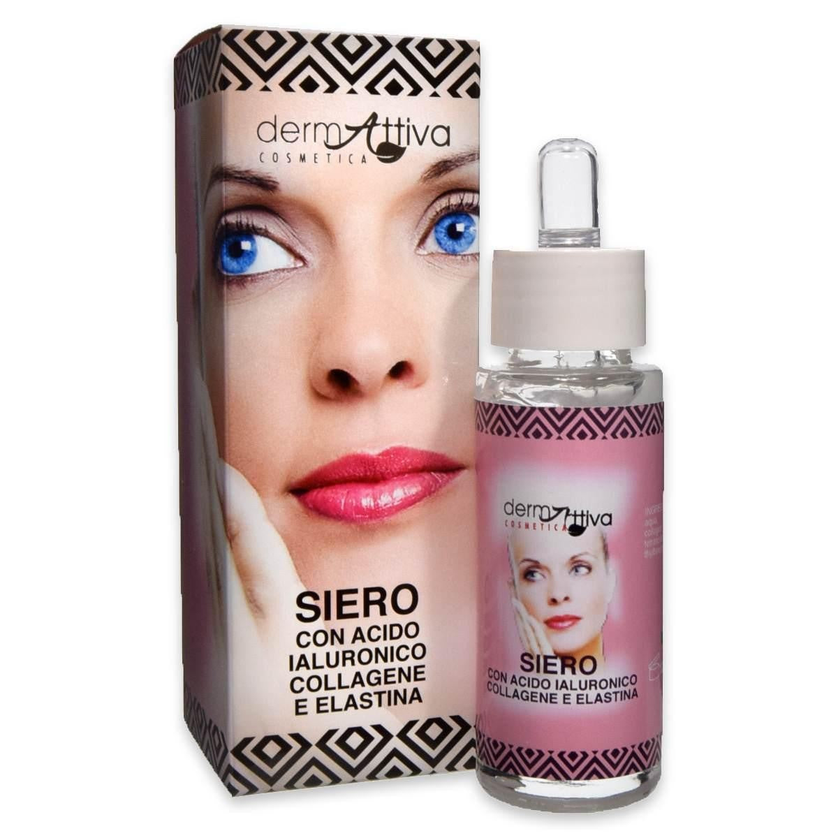 Dermattiva Hyaluronihappo, kollageeni ja elastiini kasvojen seerumi 30 ml