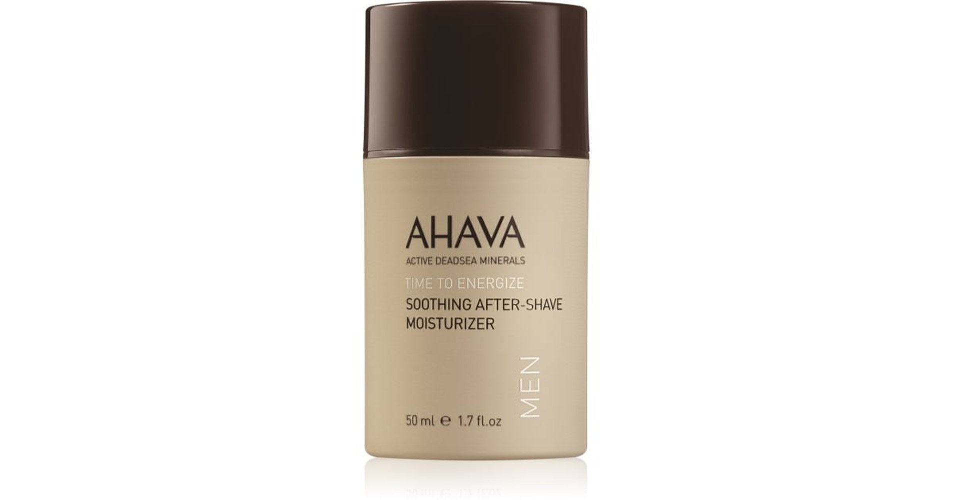 AHAVA Time To Energize rauhoittava ja kosteuttava partavesivoide miehille 50 ml