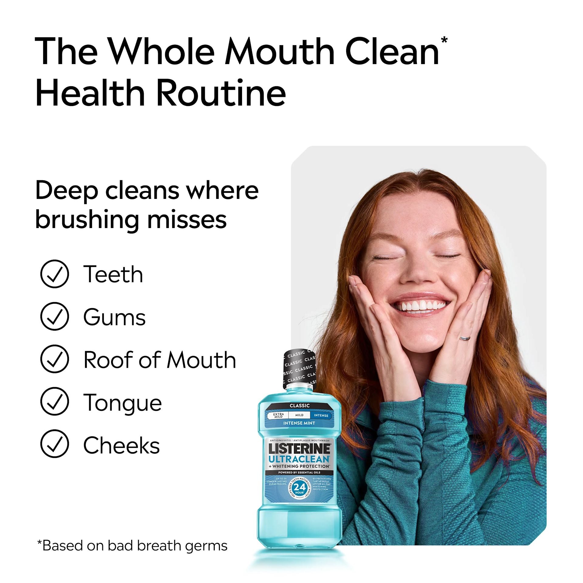 Listerine Advanced Oral Whitening Adjuvant 1000ml