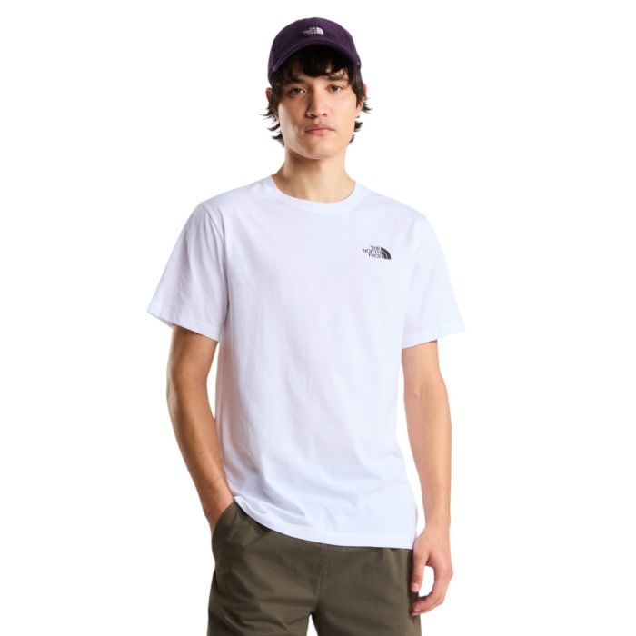 The North Face Evolution Box NSE Reg SS Tee K. S Valkoinen Miehet