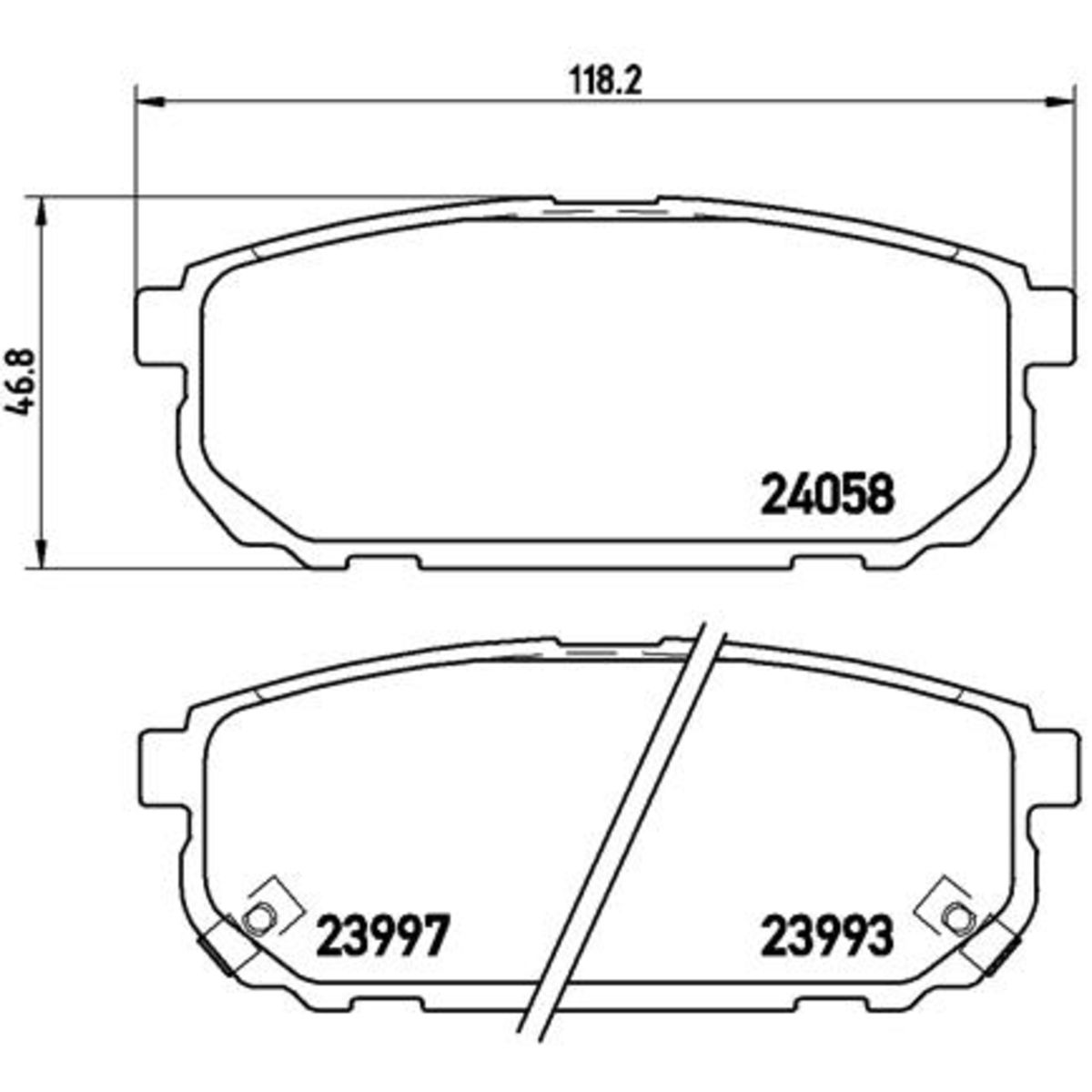 Jarrupalat, levyjarru BREMBO P 30 023