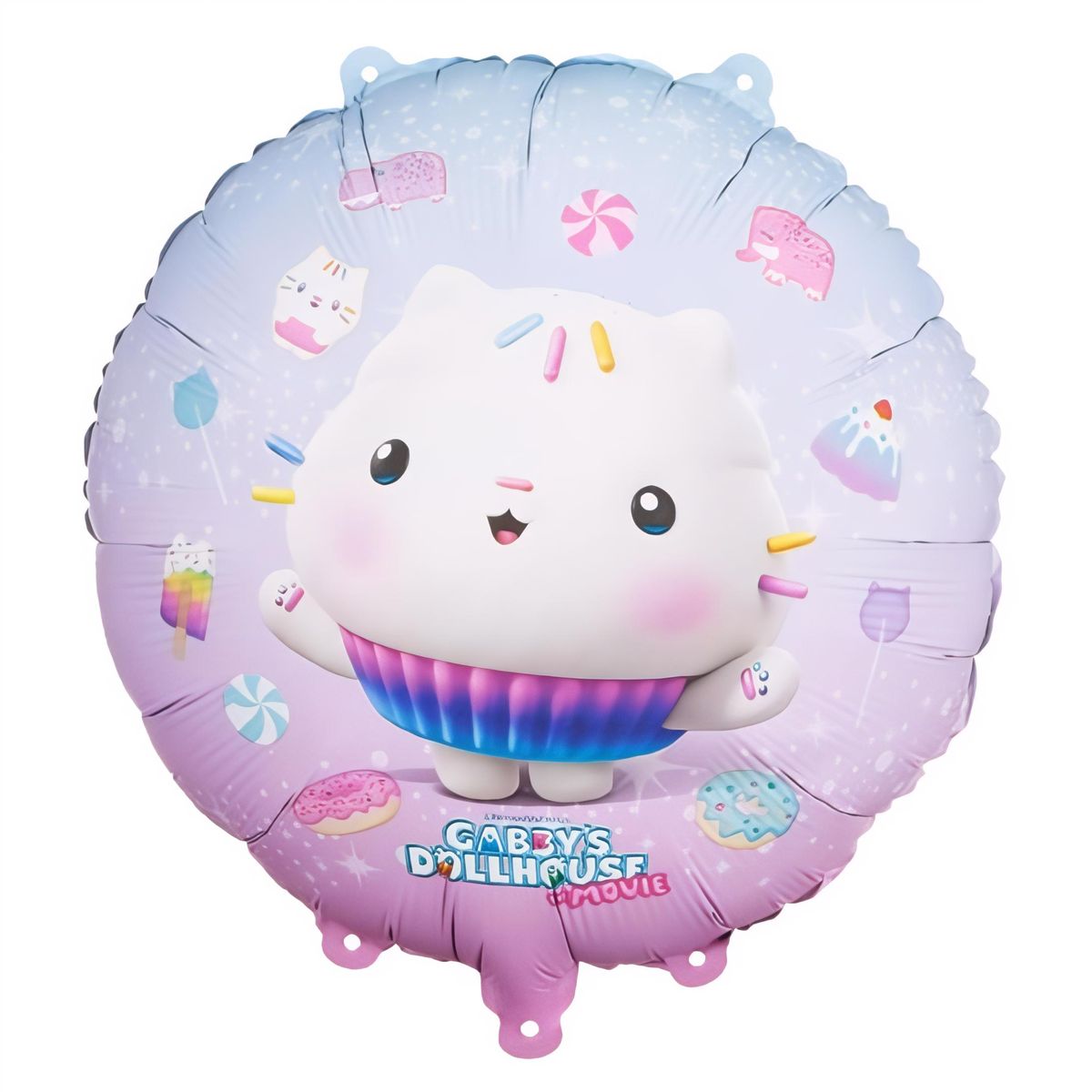 Foliopallo - Gabby’s Dollhouse Cakey, pyöreä, 35 cm