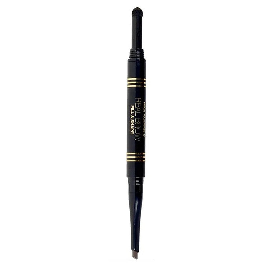 Real Brow Fill & Shape (kulmakynä) 0,6 g - Sävy: 01 Tummanruskea