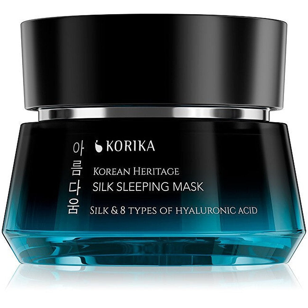 Korika Korean Heritage Silk & 8 Types of Hyaluronic Acid Silk Sleeping — Yönaamio