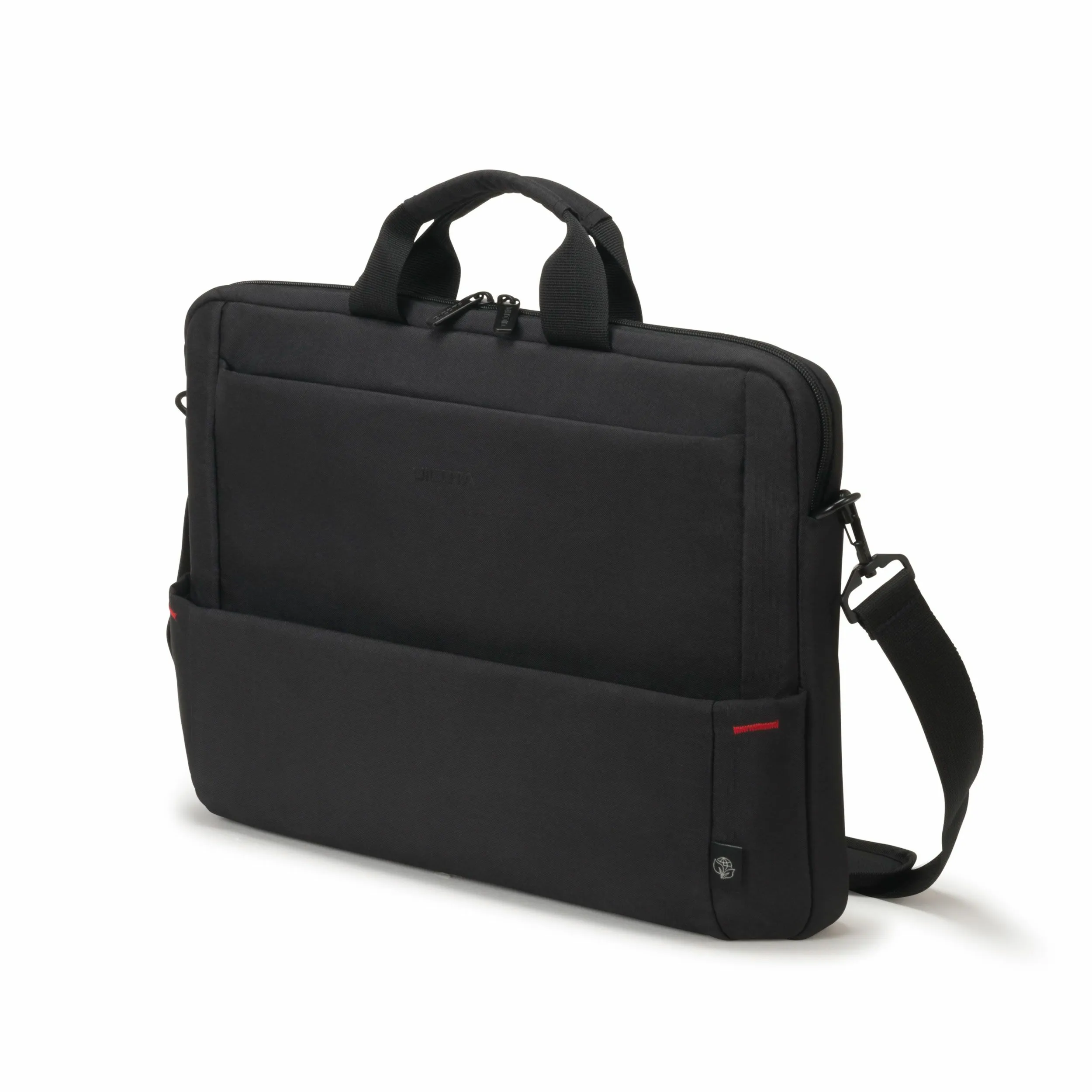 Dicota Slim Plus Eco Base Kannettavan laukku sopiva Laptop 15.6" | Musta