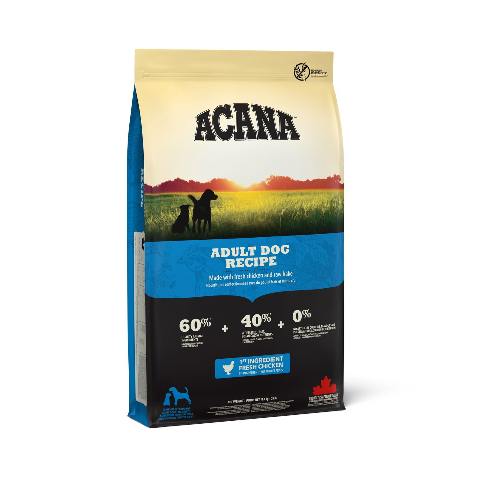 Acana Adult Dog Recipe Dry Dog Food 11.4 kg