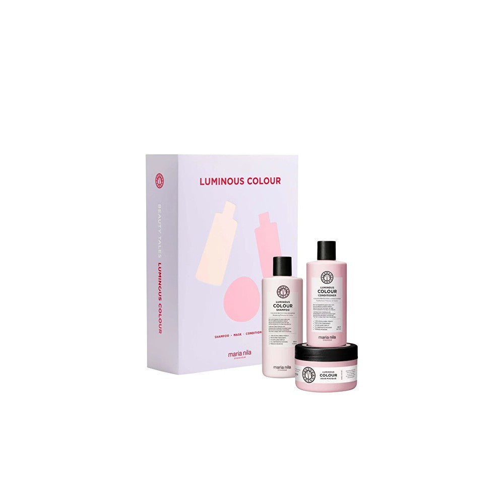 Maria Nila Luminous Color Set - valaiseva lahjasetti värjätyille hiuksille